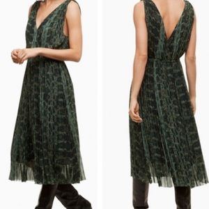 Wilfred Green Snake Print Dress